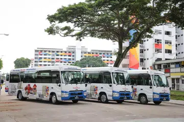 Khidmat bas ulang-alik yang ditawarkan kepada penduduk di GRC  Marine Parade, MacPherson dan Mountbatten beroperasi dari 10 pagi hingga 4 petang dari Isnin hingga Jumaat dan tidak termasuk hari cuti. 