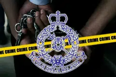 Malaysia, rompakan, kripto, kajang, police, polis