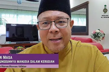 MASA: Ustaz Haron Hassan Akhtar berkata masa ialah suatu nikmat dari Allah swt yang harus kita syukuri dan manfaatkan dengan baiknya. - Foto ihsan USTAZ HARON HASSAN AKHTAR