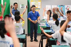 Desmond Lee, Menteri Pendidikan, AI, kecerdasan buatan, Sekolah Rendah Oasis