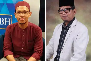 (Kiri) USTAZ UMARUDDIN: Islam galak umat melancong supaya mereka dapat meluaskan lagi pengalaman dan menimba ilmu serta mengambil pengajaran dari apa yang terjadi atau berlaku di negara tersebut. (Kanan) USTAZ FACHRUDDIN DZAKI: Melancong juga boleh dikira ibadat jika ia dapat meningkatkan pengetahuan, mengeratkan silaturahim sambil mempamerkan nilai-nilai Islam seperti membantu orang susah di tempat yang dikunjungi.