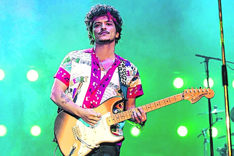 BATAL KONSERT: Penyanyi Amerika Syarikat, Bruno Mars, membatalkan konsert hari keduanya di Tel Aviv.