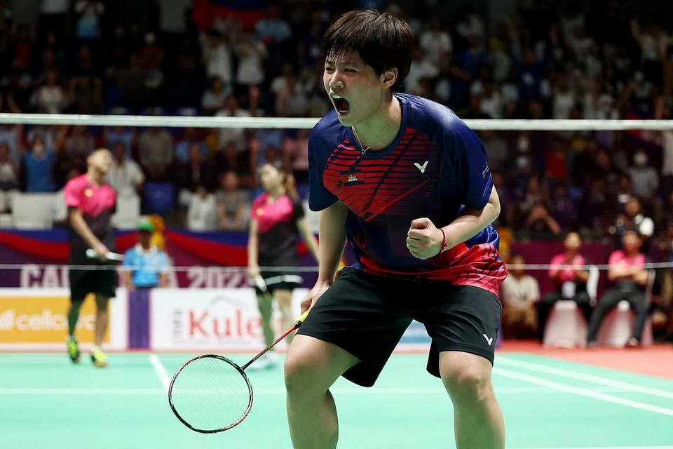 KONTROVERSI: Zhou Meng, yang lahir di China, dilaporkan bersaing untuk Kemboja dalam acara berpasukan campuran badminton di bawah nama Chourng Meng.