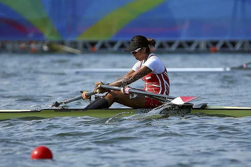 Saiyidah Aisyah, pendayung Olimpik pertama Singapura, berkata beliau dikecewakan oleh kelemahan mental dalam perlumbaan suku akhir pada 9 Ogos. 