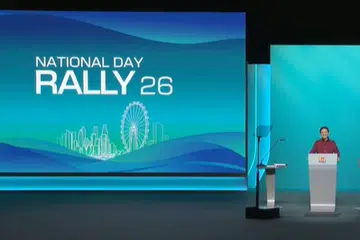 Perdana Menteri, Encik Lawrence Wong membuka tirai Rapat Hari Kebangsaan 2026 dengan ucapan dalam bahasa Melayu.