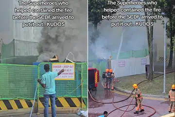 Beberapa orang awam dilihat bertindak memadamkan satu kebakaran yang berlaku dekat Blok 820, Woodlands Street 81, pada 1 September. Pasukan Pertahanan Awam Singapura (SCDF) akan menghubungi mereka untuk memberi penghargaan atas semangat kemasyarakatan.