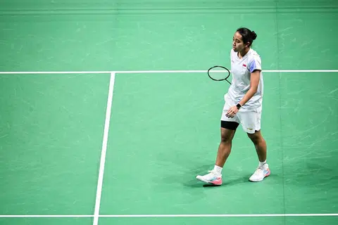 Pemain badminton wanita Singapura, Insyirah Khan.