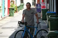 USAHA MURNI: Encik Muhammad Idris Alkhatib, yang akan berbasikal sejauh 500km bersama Encik Khoo Swee Chiow antara 9 hingga 10 Oktober ini bagi mengumpul derma $5,000 untuk Rumah Kebajikan Muhammadiyah, berkata beliau membuat persiapan rapi bagi acara amal itu. - Foto ihsan MUHAMMAD ALKHATIB