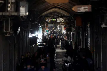  Bazar Besar Teheran, Iran, protest