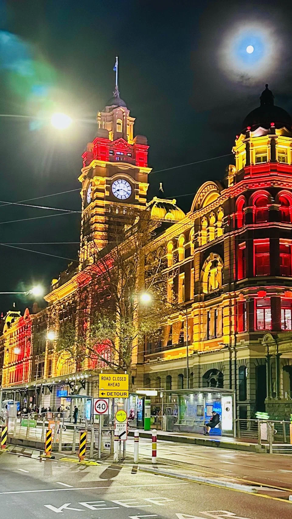 Flinders Street Station di Melbourne, Australia.