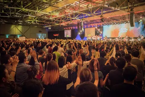 DIHADIRI RAMAI: Menurut maklumat di laman Gereja Masyarakat Cornerstone, acara Kingdom Invasion 2018 dihadiri hampir 4,000 peserta dan hampir 900 delegasi asing dari 47 negara. 