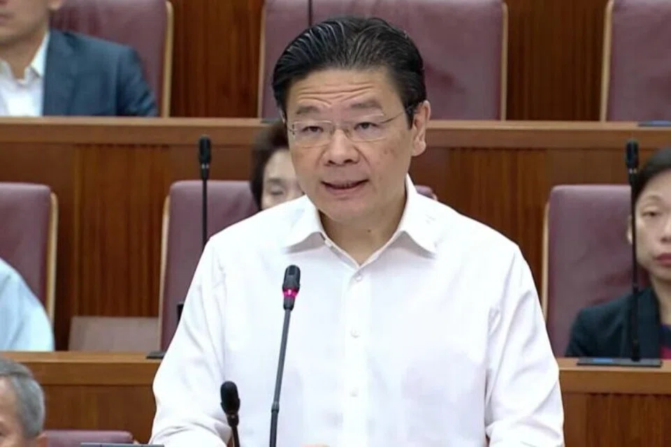 Perdana Menteri Encik Lawrence Wong berucap di Parlimen pada 8 September 2026.