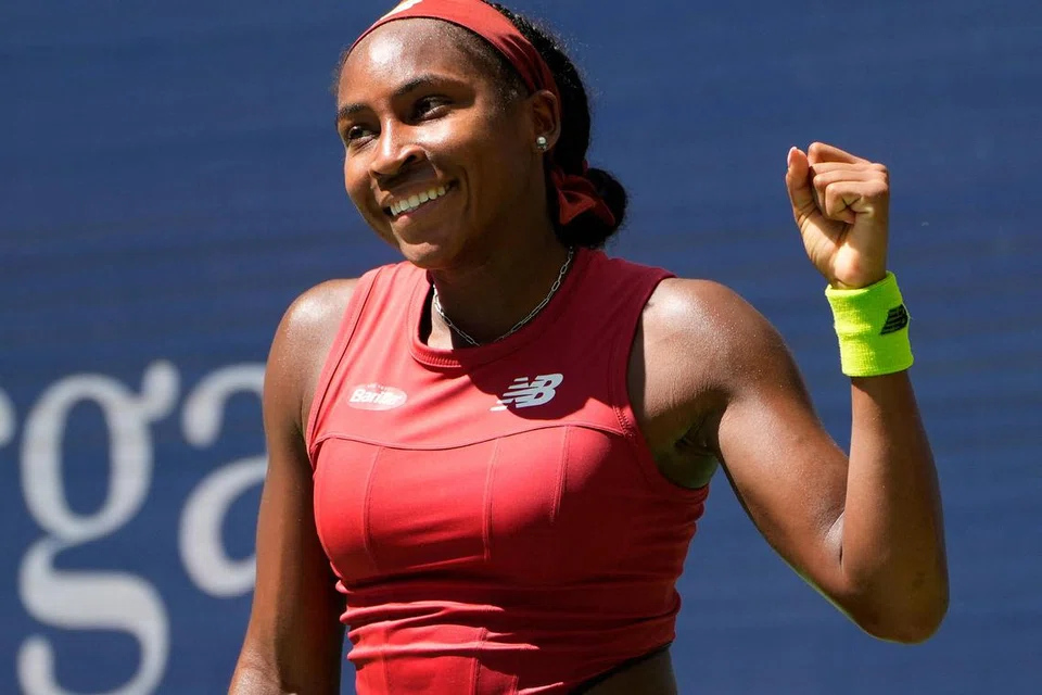 RASA GEMBIRA: Coco Gauff meraikan pencapaian setelah menewaskan Mirra Andreeva dalam kejuaraan Terbuka Amerika Syarikat. 
