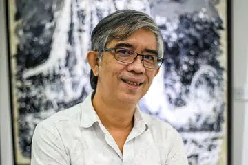 JEFFREY WANDLY: Hasilkan karyanya secara spontan. - Foto MAYA GALLERY