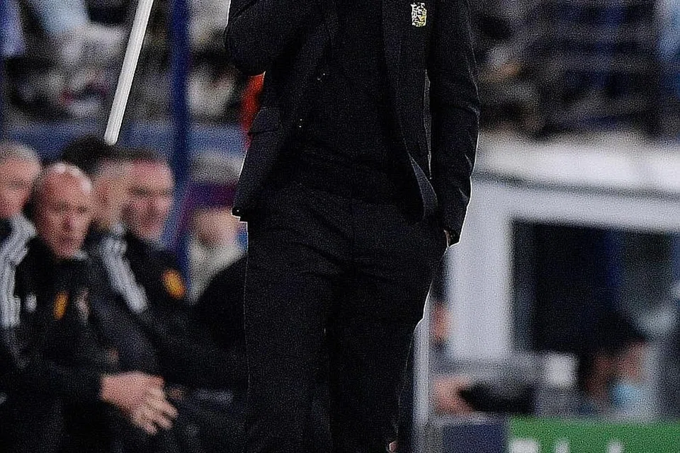 PERMULAAN BAIK: Pengurus sementara United, Michael Carrick (atas), menuju kemenangan pasukannya kepada kepada bekas pengurus Ole Gunnar Solskjaer yang dipecat awal minggu ini. - Foto REUTERS