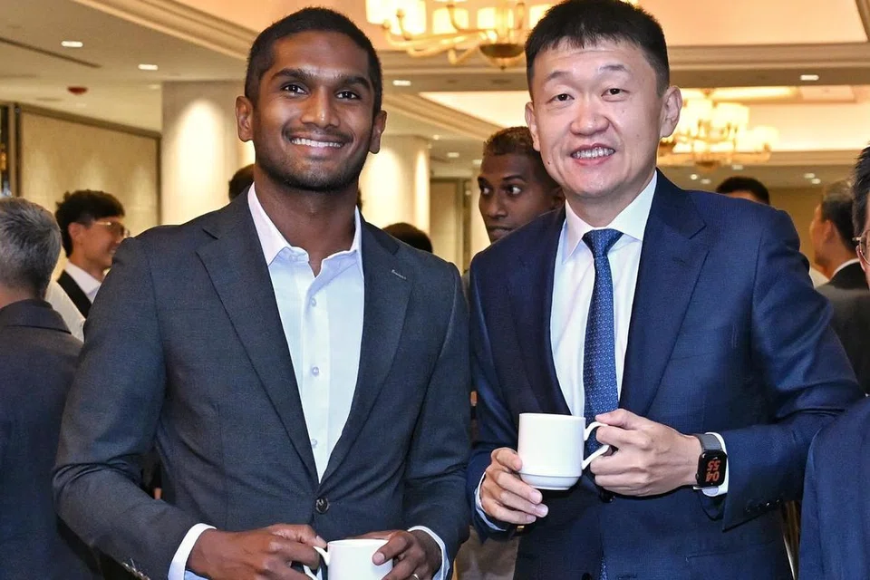 Presiden Persatuan Bola Sepak Singapura (FAS), Forrest Li, Hariss Harun, Hari Media