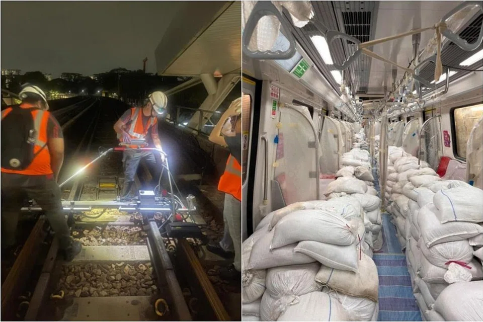 Ujian menyeluruh dilakukan SMRT dan LTA ke atas landasan bagi memastikan ia selamat untuk gerabak kereta api dan penumpang.