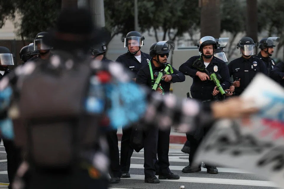 protes, los angeles, imigresen