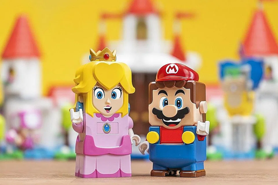 LEGO PRINCESS PEACH DITAMBAH: Barisan Lego Super Mario yang popular menggabungkan permainan digital dan fizikal. - Foto THE LEGO GROUP