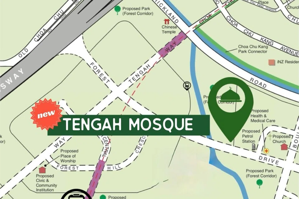 Sebuah tapak di Forest Drive di estet Tengah telah dikenal pasti sebagai lokasi masjid baru di sana. 