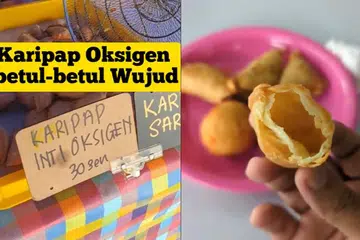 SEBIJI 30 SEN: Di Malaysia, tular satu video TikTok yang menampilkan kedai yang menjual ‘Karipap Inti Oksigen’.