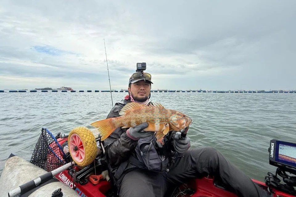 Kepulauan Selatan, fish on sg, kaki pancing
