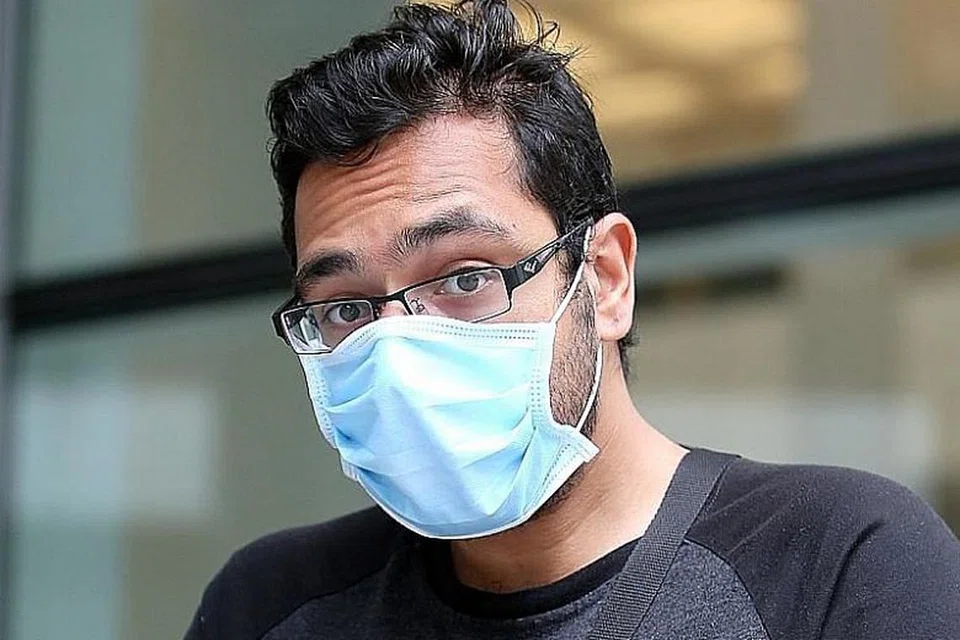 HADAPI TUDUHAN: Salah seorang dari tiga warga setempat, Quresh Singh Sandhu, didakwa di mahkamah semalam kerana pergi bekerja di Marina Bay Sands sekembalinya dari Batam, walaupun diberi SNH.