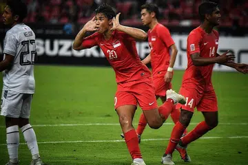 PEMAIN BERBAKAT: Antara pemain berbakat termasuk Ikhsan Fandi (atas).