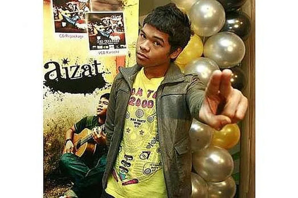 SEBELUM DAN SESUDAH: Aizat berkata tiada jalan pintas untuk mengubah rupa fizikalnya yang dahulu gemuk menjadi kurus. - Foto ihsan AIZAT