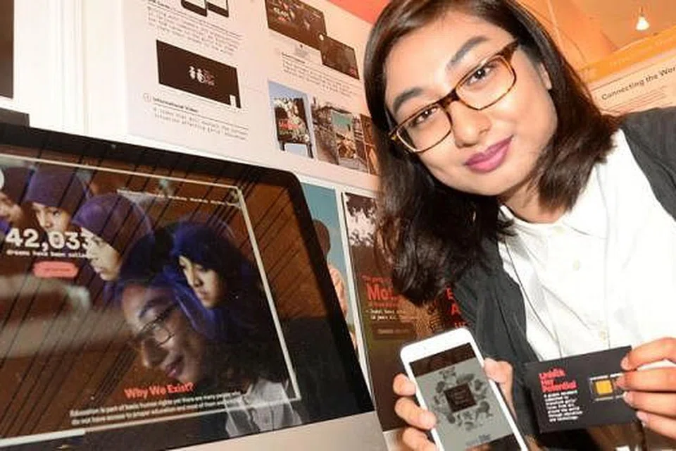 NASIB KAUM HAWA DEKAT DI HATI: Cik Nurul Natasha Hassan tertarik dengan isu-isu membela hak wanita yang dicerna dan diketengahkan dalam kempen kreatifnya. - Foto JOHARI RAHMAT