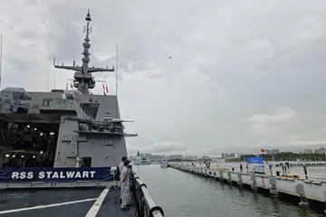 Kapal Angkatan Laut Singapura, RSS Stalwart terlibat dalam latihan dua hala antara Singapura dengan China, Latihan Kerjasama Maritim. 