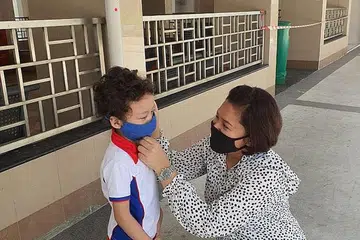 LEGA TAJAKA DIBUKA SEMULA: Cik Kifriyani Sari Kifly berkata dengan keadaan kembali normal bertahap-tahap, beliau boleh memberi tumpuan pada kerja sementara anaknya Farrel Matin boleh meneruskan pelajarannya. - Foto ihsan KIFRIYANI SARI KIFLY