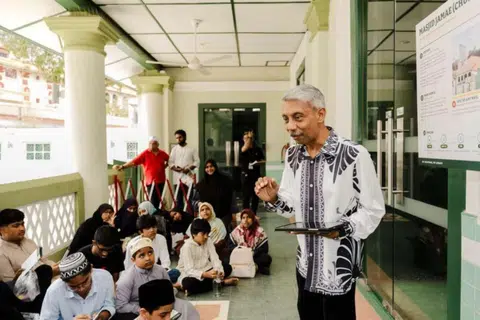 ‘Roots & Routes: The Wakaf Jamae Heritage Trail’, pelajar madrasah, tapak warisan dan wakaf, Masjid Jamae Chulia, Masjid Al-Abrar, Jamae Chulia Heritage
