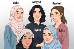 Rima, Aisyah, Aisha, nama popular melayu