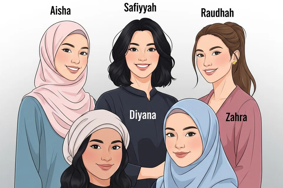 Rima, Aisyah, Aisha, nama popular melayu