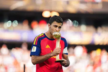 Kapten Sepanyol, Rodri, meraih anugerah Bola Emas sebagai pemain terbaik di Piala Dunia 2026.