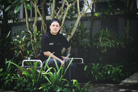 Usahawan dan pempengaruh, Encik Mohamad Hussin Said, juga dikenali dengan jenamanya Mangobossku.