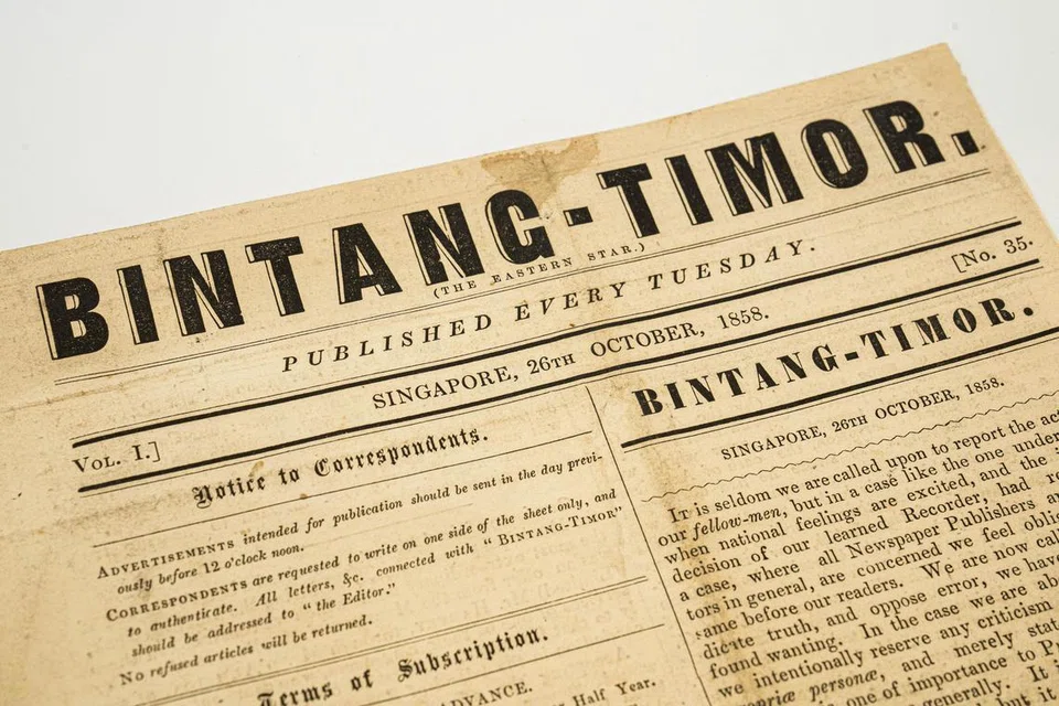 Na Tien Piet, akhbar Bintang Timor 