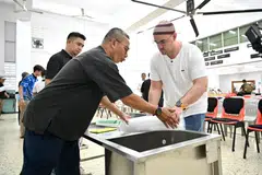 sembelih korban, mualaf Perancis, ibadah korban Singapura