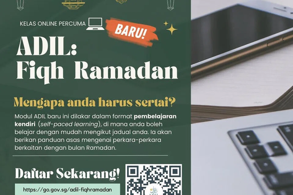 TINGKAT KEFAHAMAN AGAMA: Demi mempertingkatkan pemahaman agama, hadirilah kelas-kelas agama yang bertauliah di masjid-masjid serata Singapura, seperti program aLIVE untuk kanak-kanak dan program Pembelajaran Islam Dewasa (ADIL).
