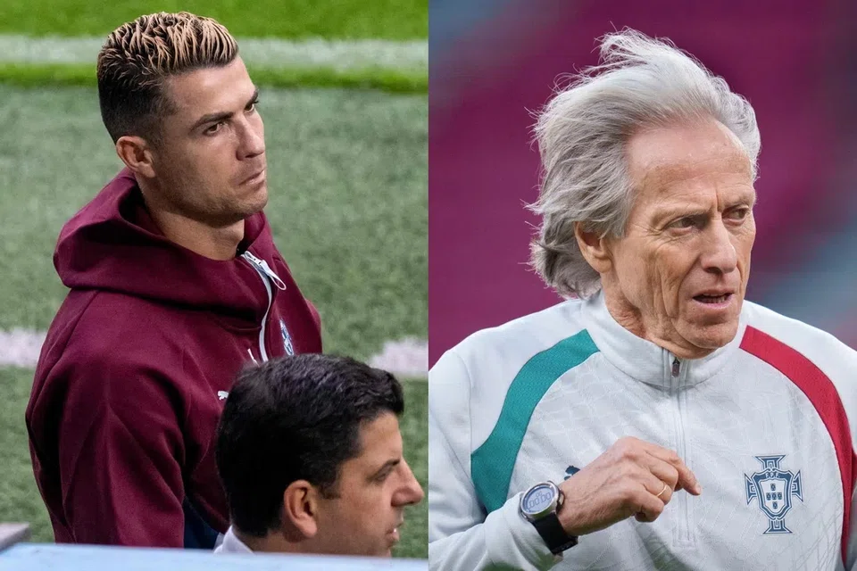Cristiano Ronaldo (kiri) menuduh ketua jurulatih Portugal, Jorge Jesus, memungkiri janji sebanyak dua kali terhadapnya.