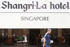 PENAKATAN NEGARA KECIL: Dialog Shangri-La ialah acara tahunan yang dianjurkan Institut Pengajian Strategik Antarabangsa (IISS). Ia menghimpunkan menteri pertahanan, ketua tentera dan pegawai kanan negara-negara Asia-Pasifik. - Foto REUTERS.