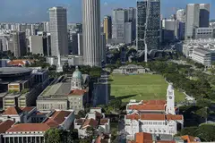 TAPAK BERSEJARAH: Padang telah menjadi tempat bagi ruang kegiatan sosial dan masyarakat dan pelbagai acara penting. Ini termasuk perarakan kemenangan meraikan penyerahan rasmi Jepun di Singapura pada 12 September 1945. - Foto BH oleh DESMOND WEE
