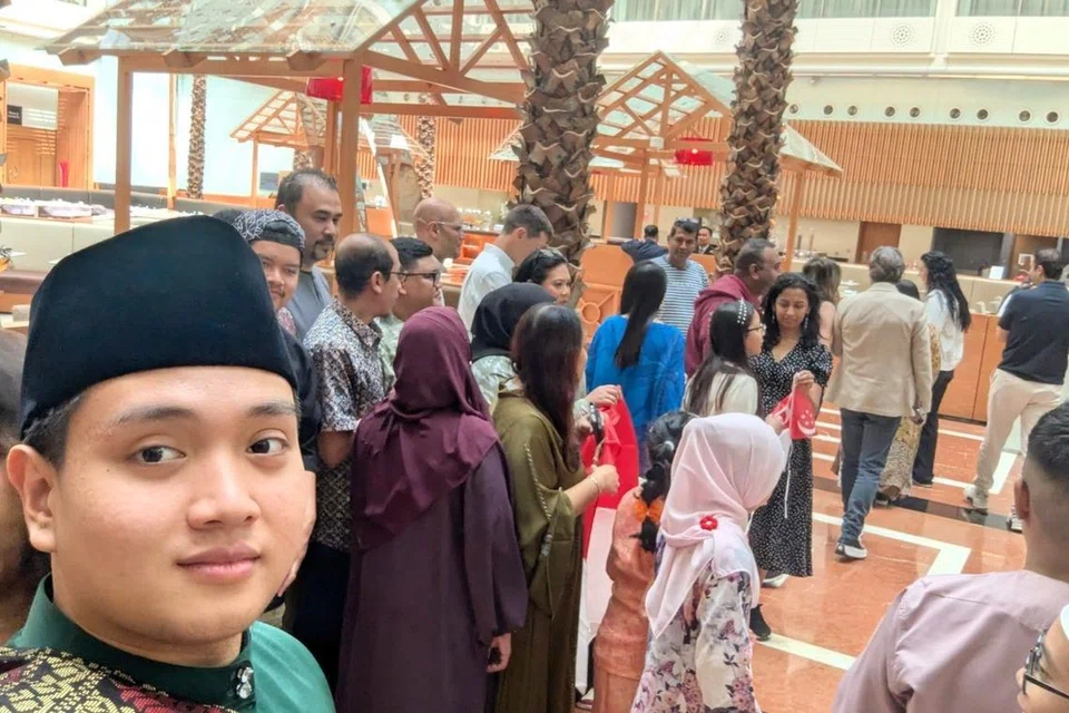 Jaabir Mohd Kamal, pelajar kuwait, hari raya