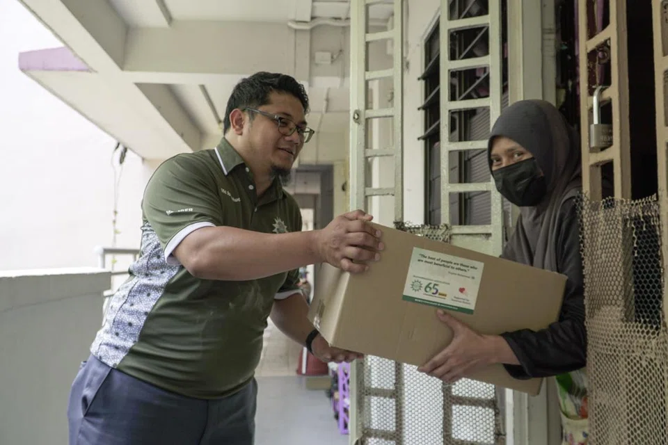 Pengagihan barangan dapur yang dijalankan pada 2023 adalah antara kegiatan yang sama untuk projek ‘Amalthon Ramadhan 2024’.