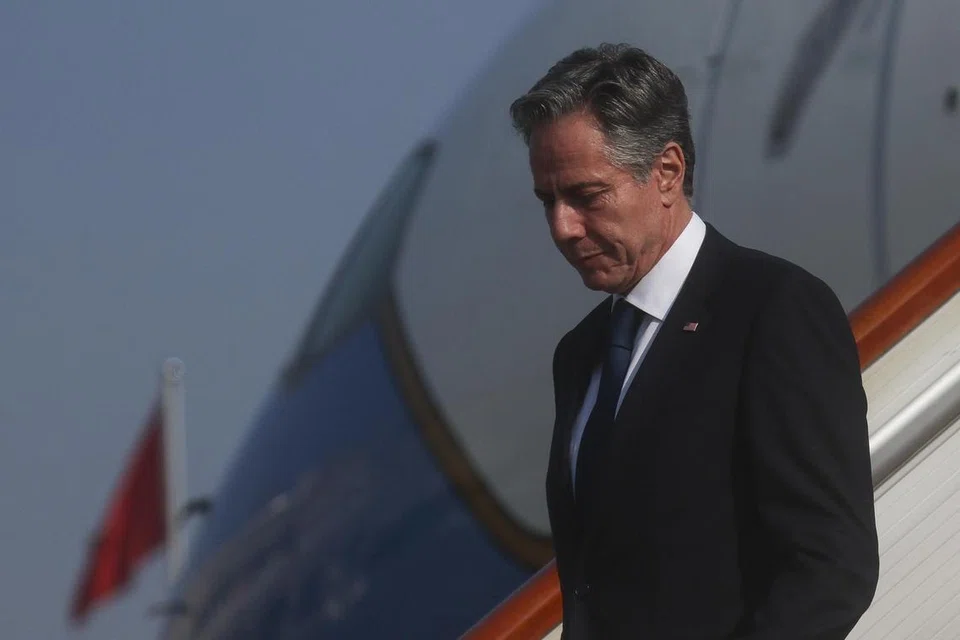 LAWATAN PENTING: Setiausaha Negara Amerika Syarikat, Encik Antony Blinken tiba di Beijing, China