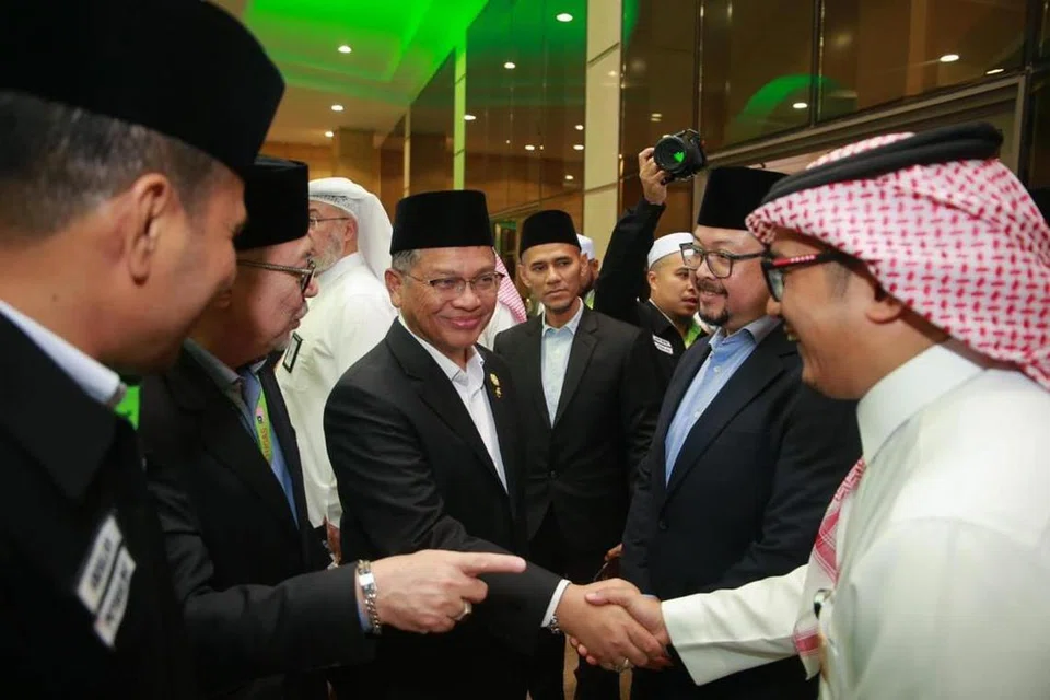 Menteri di Jabatan Perdana Menteri (Hal Ehwal Agama), Datuk Mohd Na’im Mokhtar (tengah), ketika menghadiri Majlis Penutup Musim Haji 1445H/2024M di Makkah.