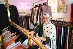Suraiyah Abdul Malek, Sue Tariq, butik di Woodlands Horizon.