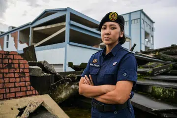 Mejar Ros Farina Mohd Fauzi Rodrigues, 35 tahun, jurutera struktur.
