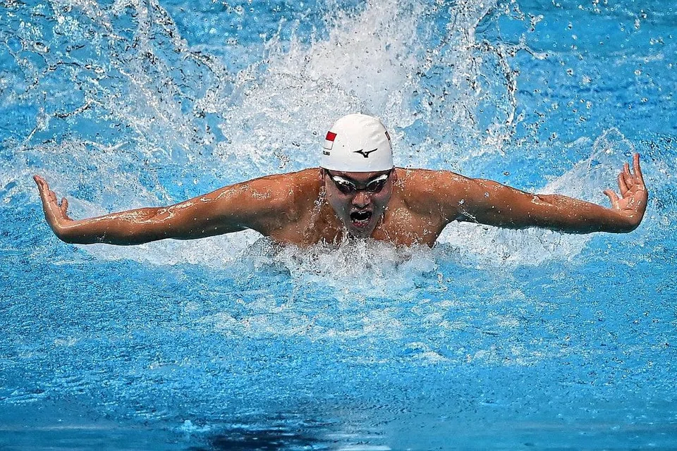 Joseph Schooling. - Foto BH oleh KUA CHEE SIONG